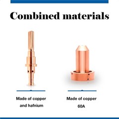 20Pcs 60A Plasma Consumables for Thermal Dynamics SL60 SL100 PK20 9-8215 9-8210