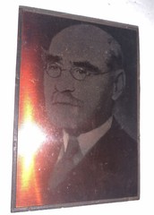 ANTIQUE 1900’s RUDYARD KIPLING COPPER PLATE ETCHING PRINTING BLOCK – PORTRAIT