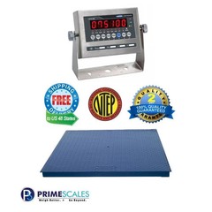 Refurbished Industrial Platform 48” x 48” Floor scale for warehouse 5000 lbs