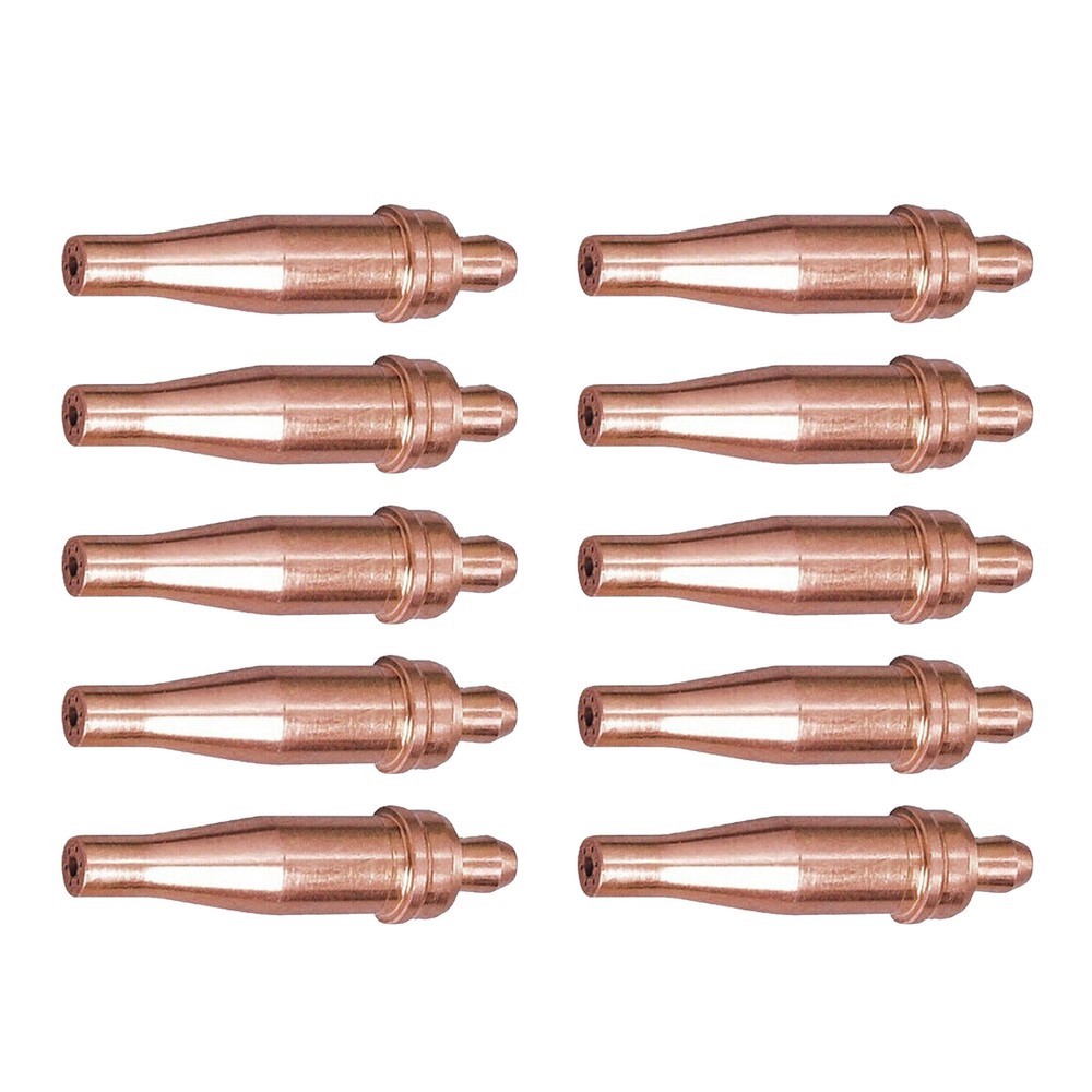 10-pk 1-1-101 1-101 Size 1 Acetylene Cutting Tips Replacement for Victor Torch