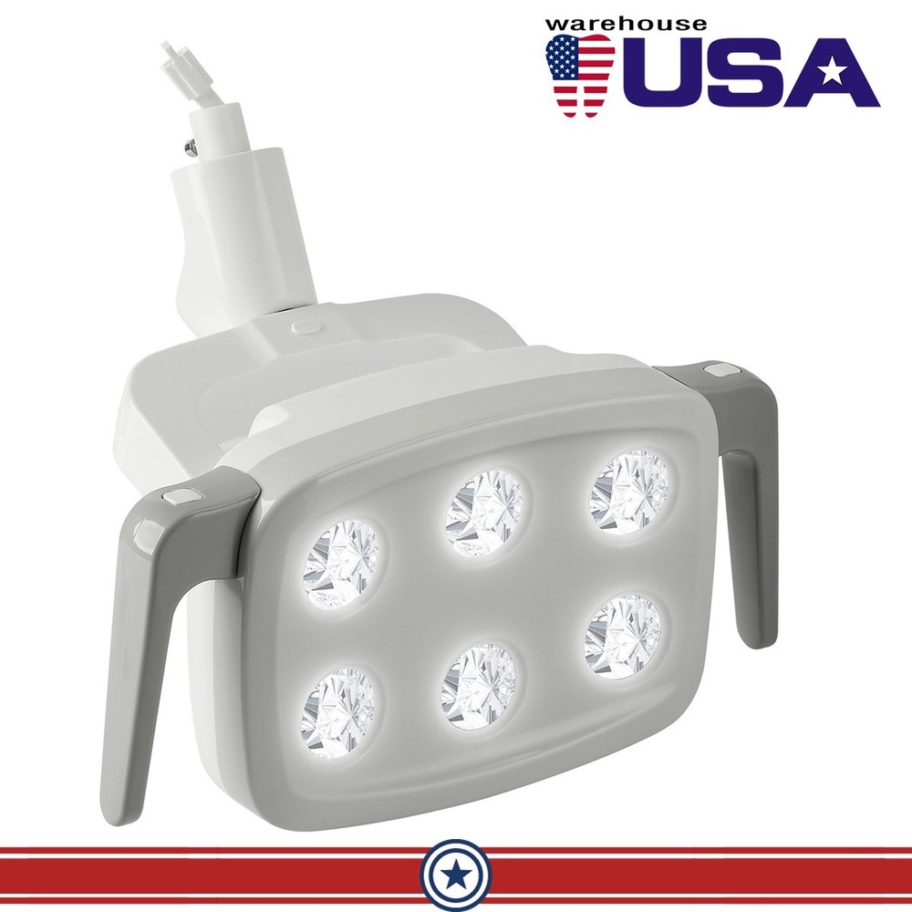 Lámpara Dental de 9W con 6 LEDs y Luz Oral para Silla de Unidad