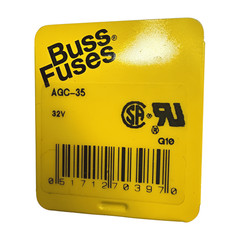 (Pack of 5) Bussmann AGC-35 Fuse, 35A, 32V **Free Shipping**