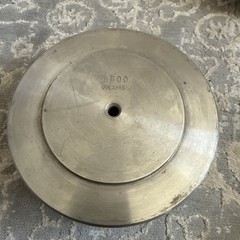 Aluminum Dead Weight 10000, 6600, 4900 Grams Laboratory 6 Inch Diameter