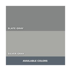 KILZ 1-Part Epoxy Acrylic Concrete & Garage Floor Paint, Slate Gray, Satin, I…