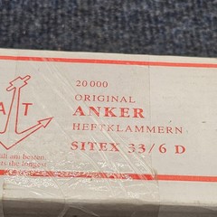 (20,000 PIECES) ANKER SITEX 33/6 D: STANDARD STAPLES