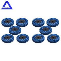 10 Pack 3″ Blue Quick Change Easy Strip & Clean Discs For Paint Rust