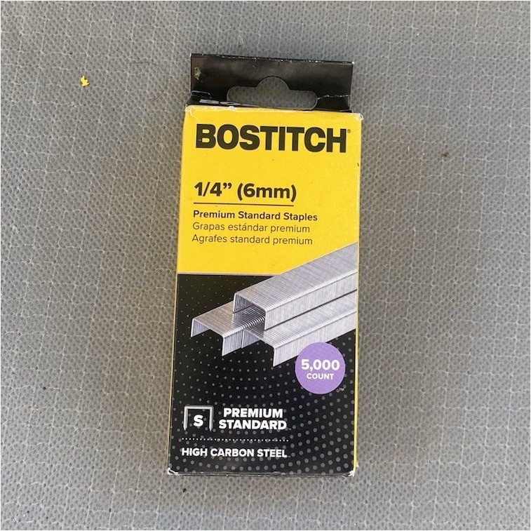 BOSTITCH Premium Standard Staples 1/4 in (6mm) ~4,900 Count A4253