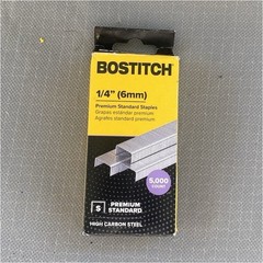 BOSTITCH Premium Standard Staples 1/4 in (6mm) ~4,900 Count A4253