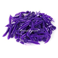 400x Dental Plastic Wedges Concave Design Arc Diastema Wedge w End Circular Hole