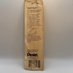 Pentel Slim Rolling Writer Refill Fine Point Black Ink Vintage MG8BP-A Japan
