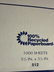10x Deli Patty Wax Paper 1000 Sheets Dixie Each 5.5” x 5.5” …W
