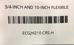 ECGJH210 CROUSE HINDS 3/4-INCH AND 10-INCH FLEXIBLE LENGTH FORGED BRASS EXPLOSIO