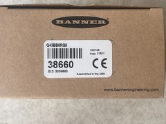 Banner Engineering Q45BB6RQ5 Diffuse Rectangular Photoelectric Sensor 38660