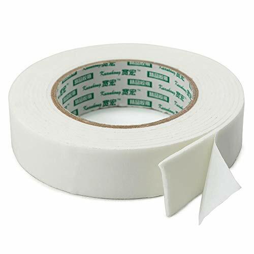 Wide Thick Double-Sided Sticky Foam Tape, 0.10″ Thick, 1.25″ Wide x 118″ Long