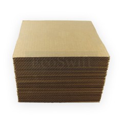 30 12 x 12 Corrugated EcoSwift Cardboard Pads Inserts Sheet 32 ECT 1/8″ Thick