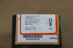 Unbrako 1/4″-20 X 3″ Socket Head Cap Screws #108371 100 Pieces