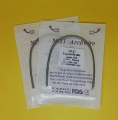 20Packs Dental Super Elastic NITI Arch Wires Orthodontic Round Ovoid/Nature Form