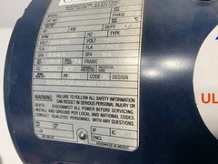 Marathon TVK182TTDW6030AA Motor 3HP 3Ph 575V 1800RPM 182T Frame