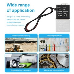 1/4″ Inch Electric Air Water Fast Response Solenoid Valve Normally Closed 24V DC