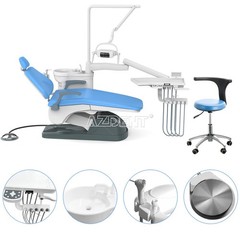 FDA Unidad de Silla Dental Sillon Motor DC Cuero Duro PU TJ2688-A1