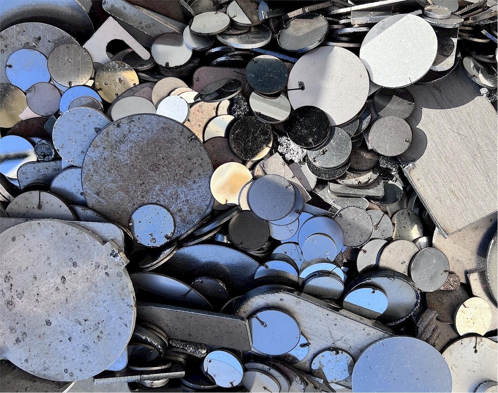 5 Pounds! Laser Cut Scrap – Stainless Steel, Cold Rolled Steel and Aluminum
