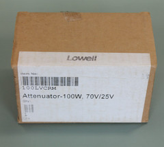 Lowell – 100LVCRM – Attenuator – 100W 70/25V – ONE – 1 NEW Old Stock – NOS