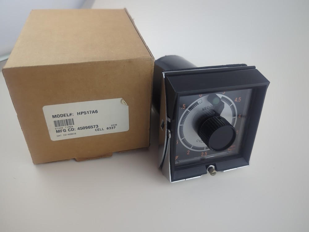 EAGLE SIGNAL HP517A6 Cycl-Flex Timer Unit 0-5 Seconds Analog 120/240v 10A