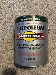 Rust-Oleum Oil-Based High Performance Protective Enamel – Hunter Green, 4.8…