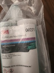 3M SMC/Fiberglass Repair Adhesive-3, 08271, Green, 400 mL Cartridge Exp 02/2024
