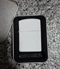 Flip Top Dye Sublimation Lighter Blanks w/Metal Gift Box