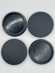 1 3/4″ Hole Nylon Locking Panel Plugs Black/White Dome Cover 1 15/16″ Top Width