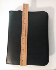 Day-Timer Black Zippered Planner Cover Organizer 8″x10.5″ 7 ring, NICE!