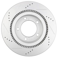 13.9 Front 5 Lug Vented Disc Rotors Ceramic Brake Pads For Lexus LX570 16-21