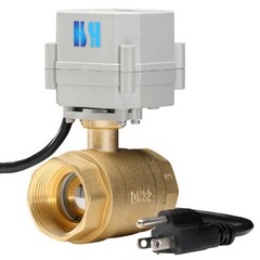 110V/230VAC 1-1/4″ DN32 2 Way Motorized Normally Closed Electrical Ball Valve