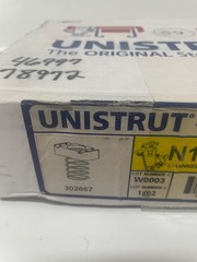 100 Count – Unistrut Strut Channel Nut w/ Spring 1/4″-20 Electro-Galvanized