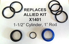 Replaces ALLIED Part number X1401 seal kit (1-1/2″ bore X 1″ Rod) (See text)