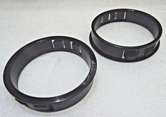 QTY2 HEYCO 2424 SB 3.000-44 SNAP BUSHING 3″ INCH BLK NYLON WIRE CABLE PROTECT