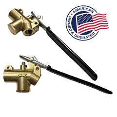 Carpet Cleaning 1/4″ DAM Brass Angle Valve 1300 PSI Portable Wand & Truck mount