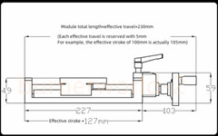 Linear Sliding Table Module T-shaped Screw Self-locking Digital Display XY Axis