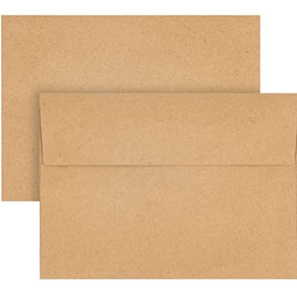 50 Pack Kraft Envelopes 4 X 6 Inch Brown Envelopes,A4 Envelopes, Card Envelopes,