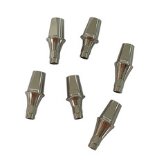 5pcs Titanium straight abutment compatible with Megagen Blue diamond platform RC