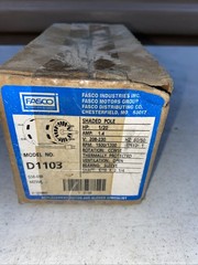 Fasco D1103 1500/1300RPM HVAC Motor