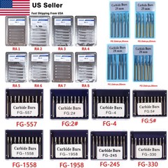Dental Tungsten Carbide Bur FG RA CA HP Drills Burr For High/Low Speed Handpiece