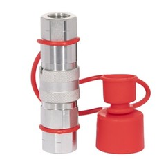 4 SETS 1/2″ Flat Face Hydraulic Coupler Quick Connect Skid Steer Bobcat