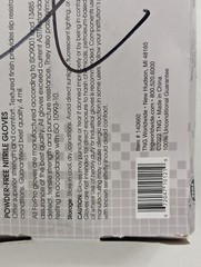 Set of 1st Choice Black Nitrile Disposable 3 Mil / Forpro Black M Nitrile 4 Mil