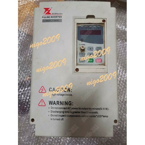 1 PC Used Fu Ling Inverter DZB100B0075L4CM 7.5KW 380V 180 days Warranty #zc