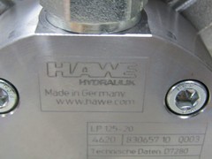 💥HAWE LP 125-20 AIR DRIVEN HYDRAULIC PUMP 1.5…10 BAR PMAX 380 BAR