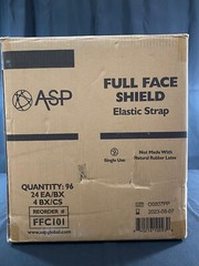 ASP Medical Full Face Anti Fog Shield Direct Splash Protection FFC101 (96/cs)