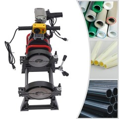 Pipe Fusion Welder 2 Clamps 63-200MM Manual PP PE HDPE Pipe Welding Machine 110V