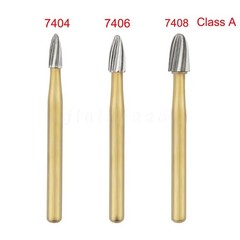 10x Dental Trimming Finishing Polishing Gold Carbide Bur High Speed FG 1.6mm